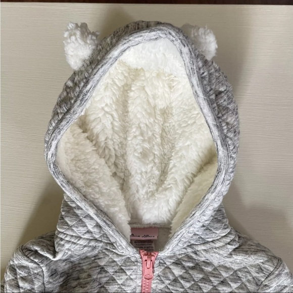 NWT Little Lass Quilted Zipper Cat Jacket 4T - Picture 3 of 7